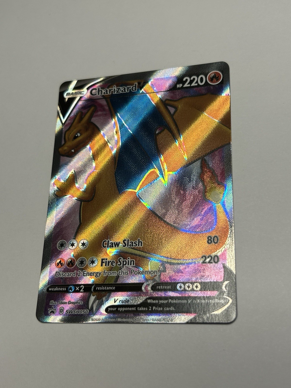 Charizard V SWSH050 SWSH: Sword & Shield Promo Cards Holo