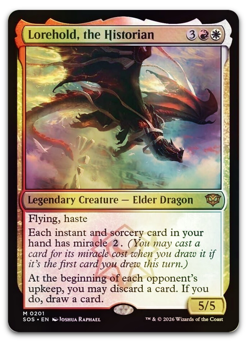Lorehold, the Historian #201 (Foil) (NM) Secrets of Strixhaven SOS Magic MTG