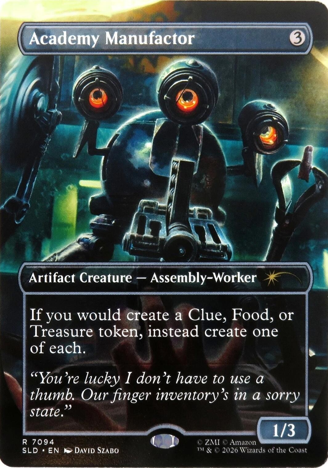 Academy Manufactor – 7094 – NM – Secret Lair Drop Series