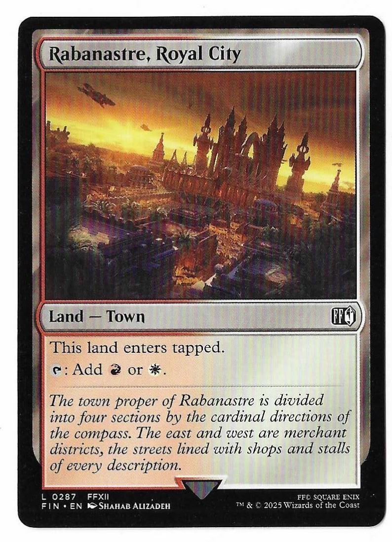 MTG Rabanastre, Royal City Final Fantasy (FIN) Common Magic Card #0287 Unplayed