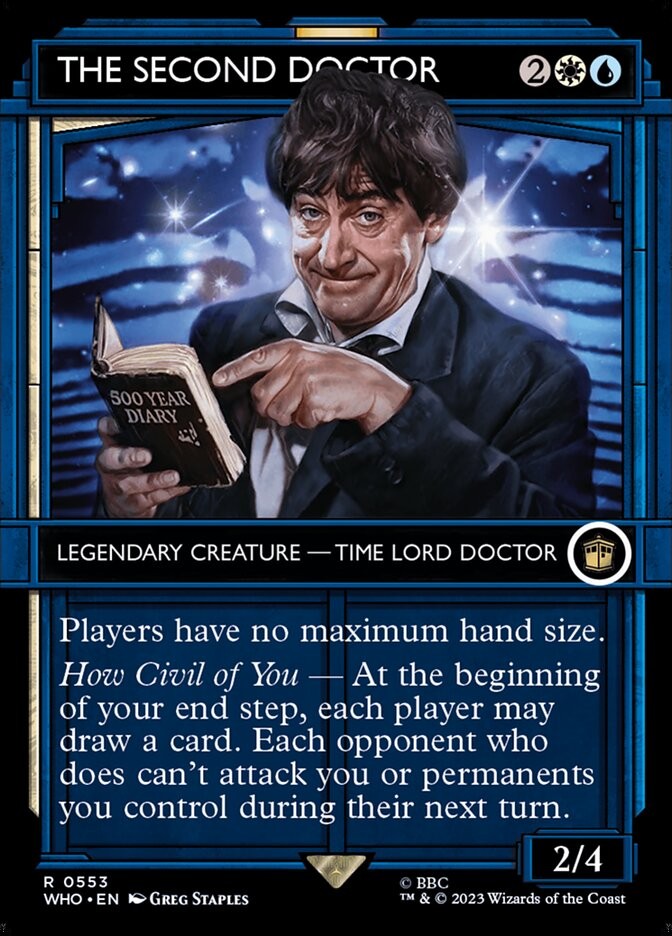 The Second Doctor (Showcase, Borderless) [Doctor Who] #553 NM MTG