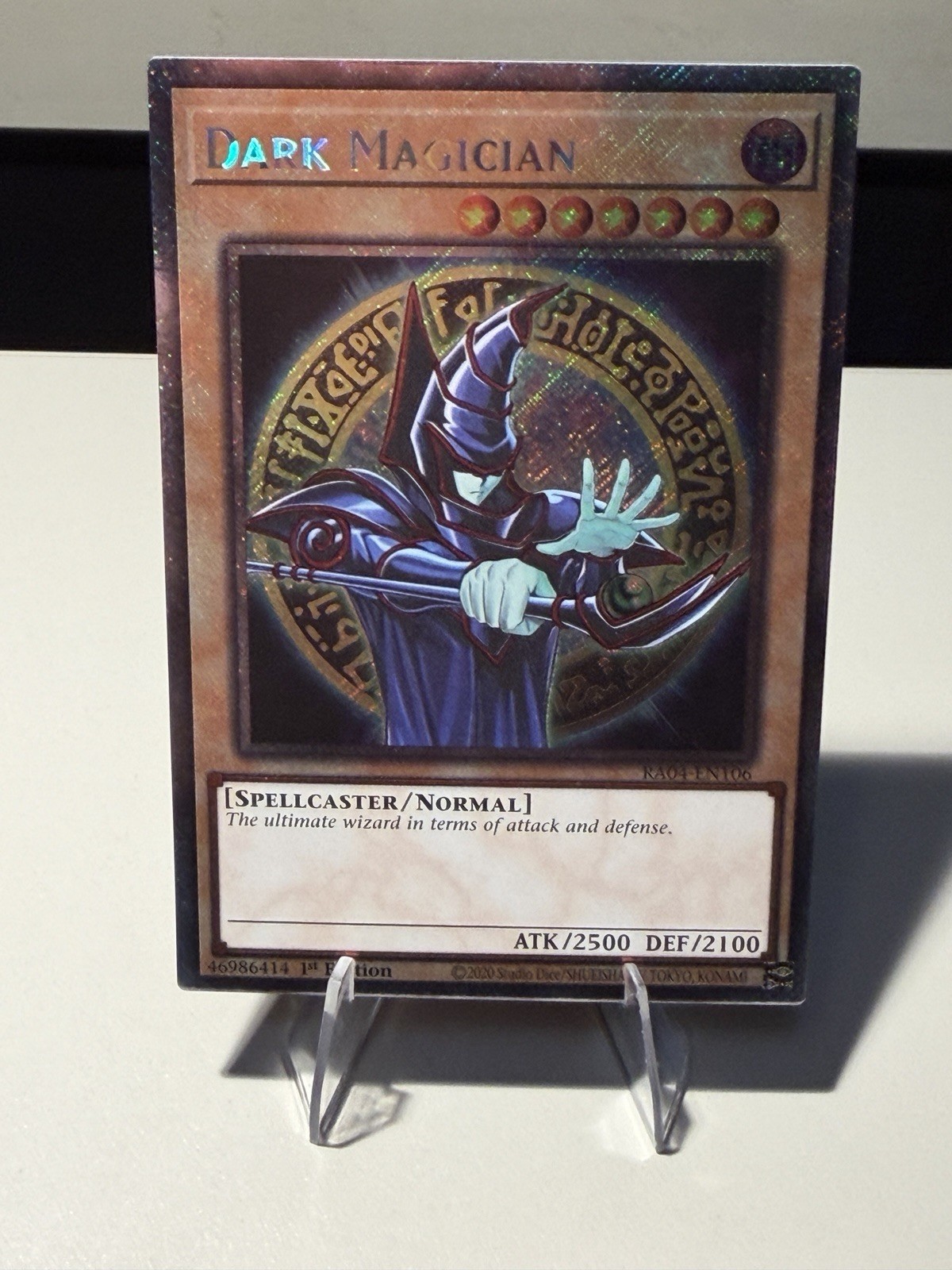 Yu-Gi-Oh! Dark Magician RA04-EN106 Platinum Secret Rare 1st Edition