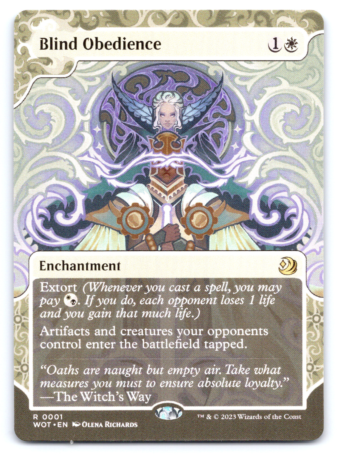 Blind Obedience – Wilds of Eldraine: Enchanting Tales MTG