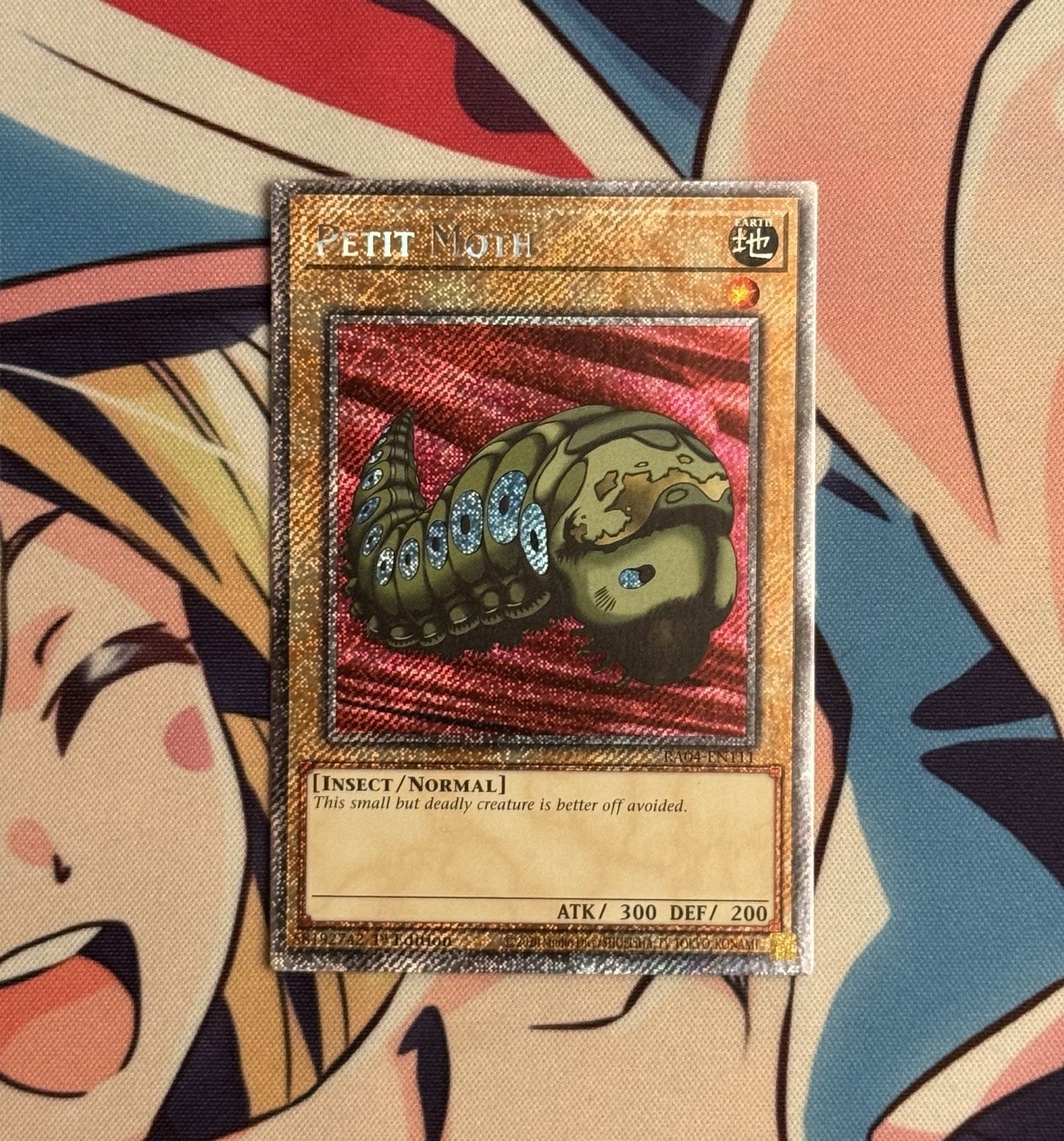 Petit Moth RA04-EN111 (Platinum Secret Rare) 1st Ed NM Yugioh