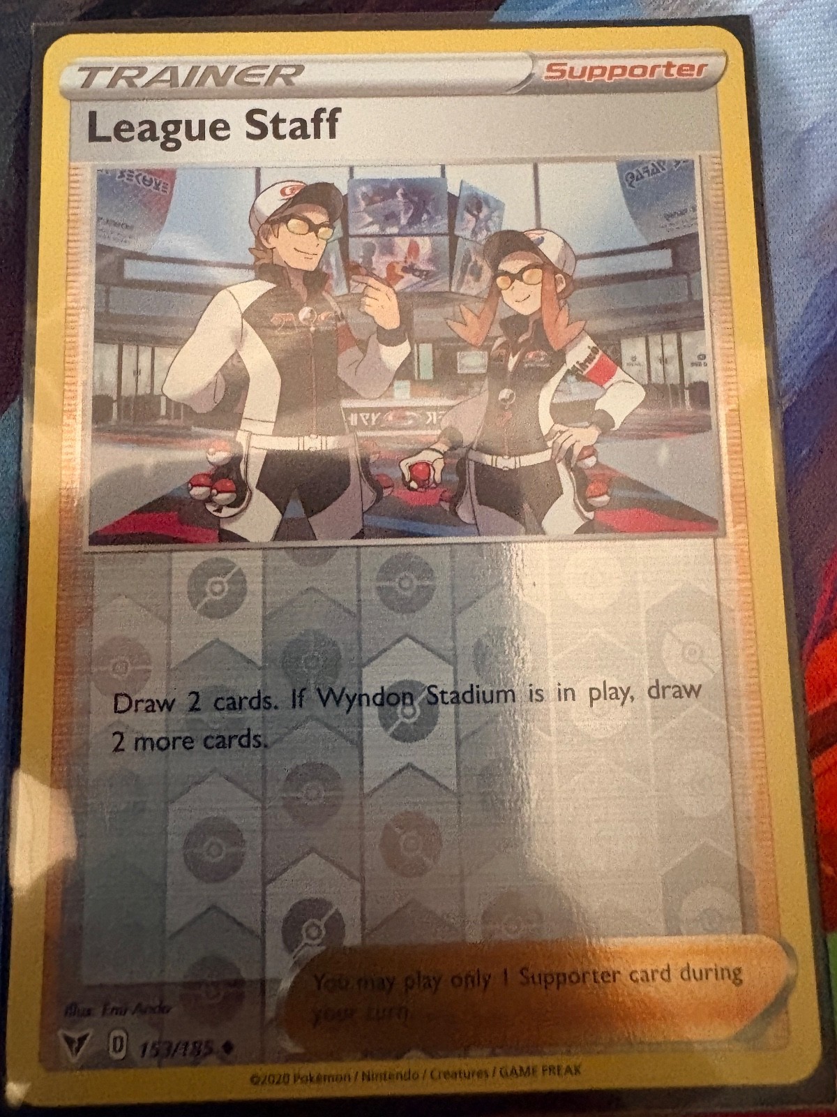 League Staff Reverse Holo Uncommon