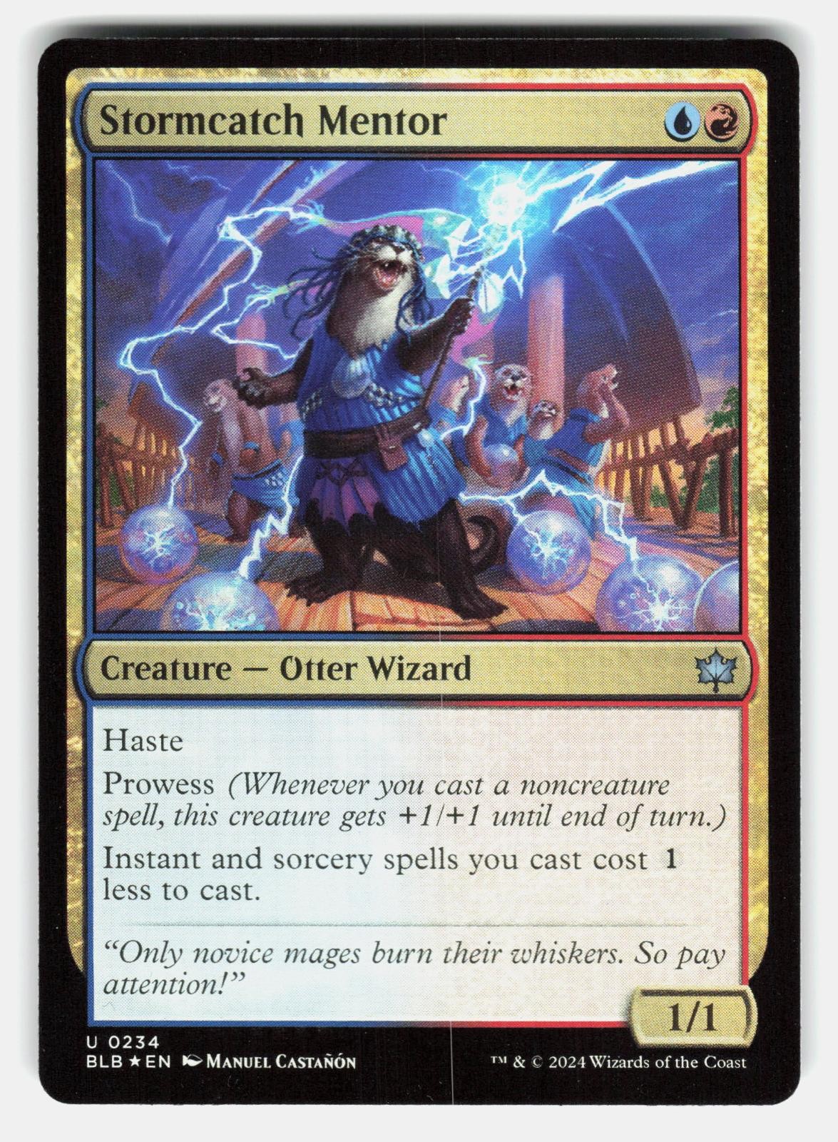 STORMCATCH MENTOR FOIL – Magic: The Gathering – CASTAÑÓN NM/M