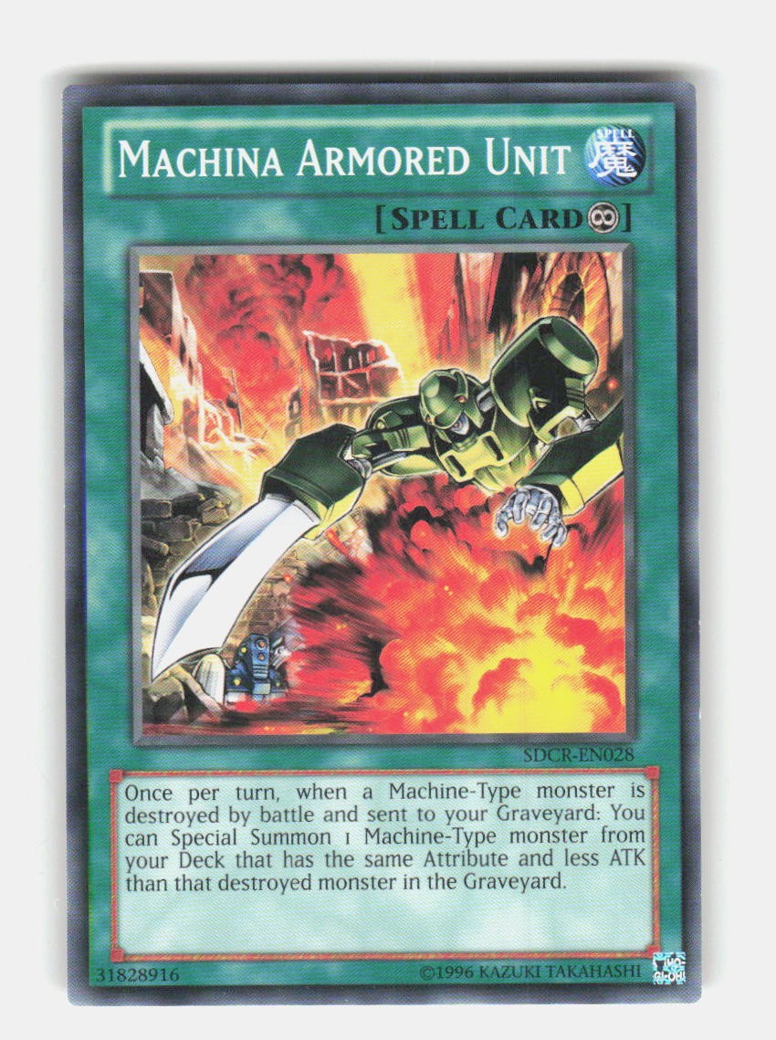 Machina Armored Unit Unlimited Common Cyber Dragon Revolution SDCR-EN028 LP