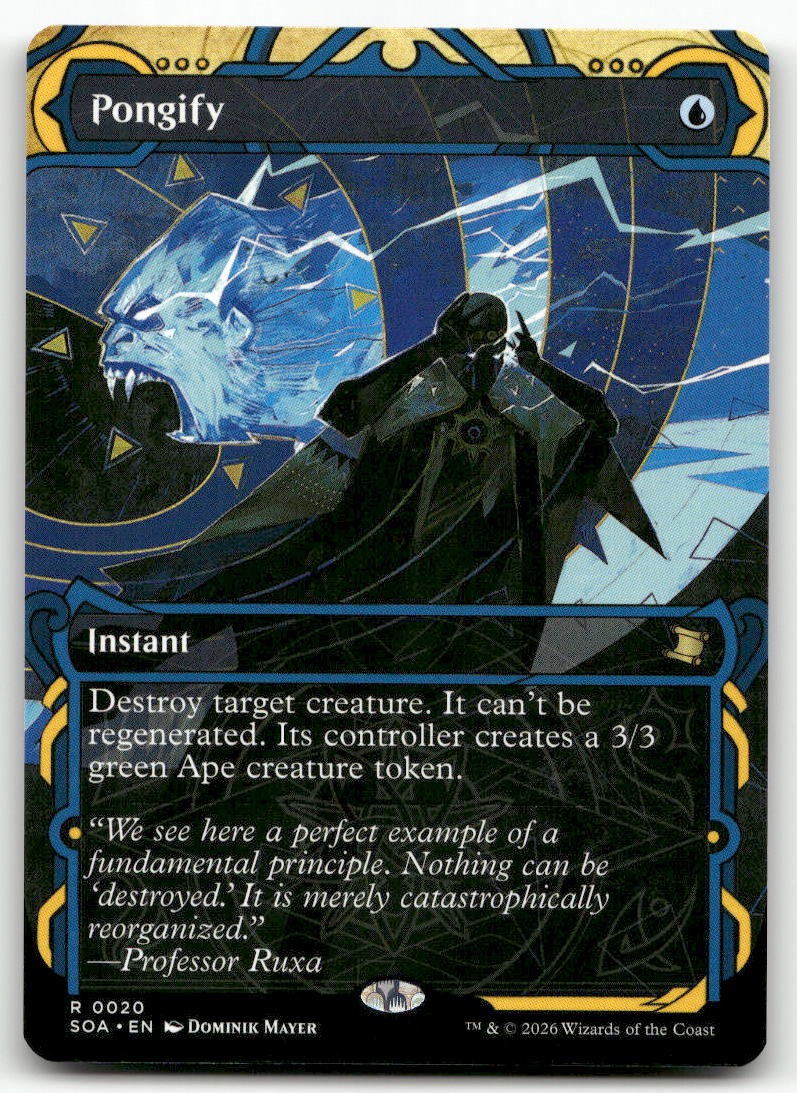 Pongify MTG R 20 Secrets of Strixhaven: Mystical Archive SOA NM