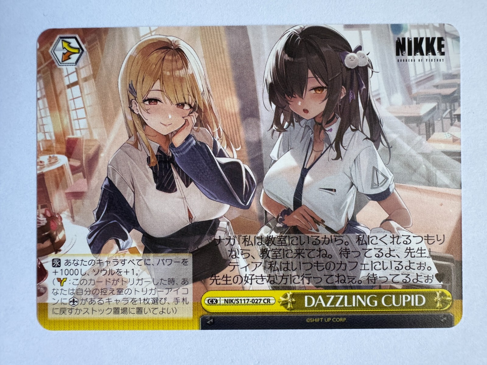 Weiss Schwarz Goddess Nikke DAZZLING CUPID NIK/S117-027 CR – US SELLER