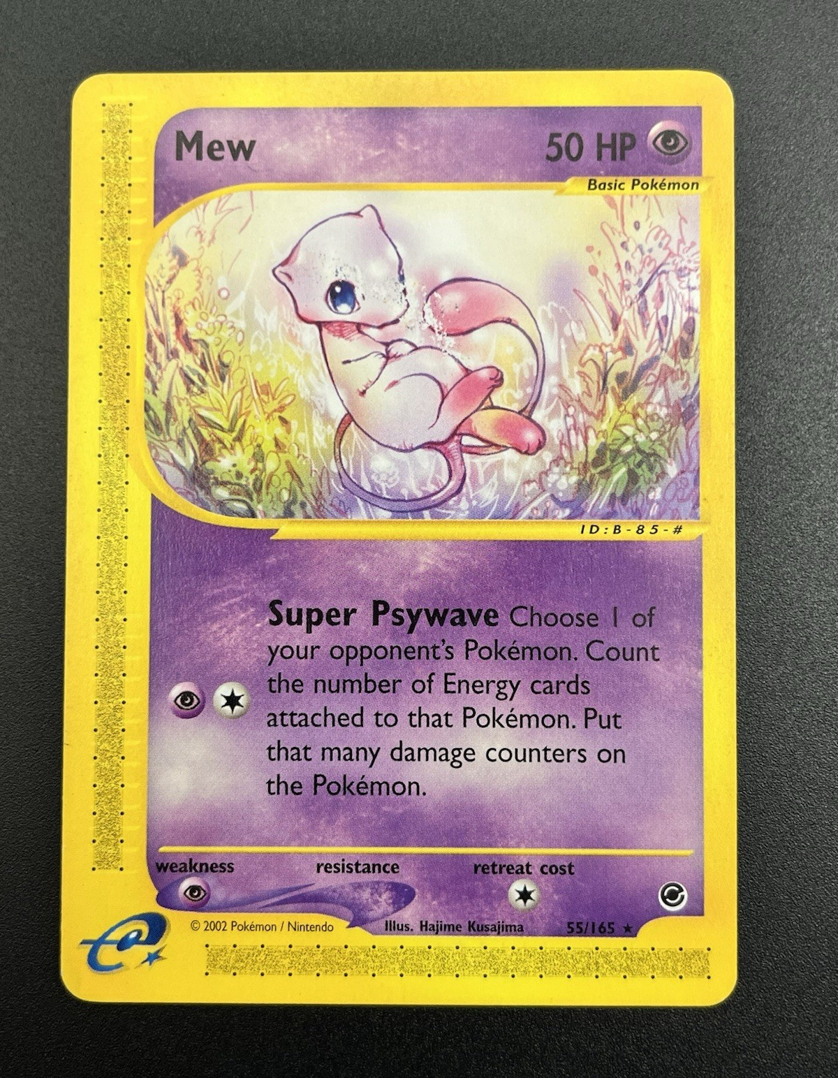 (MP) Mew 55/165 Expedition Base Set 2002 Rare Non-Holo 50 HP EN (Read Des.)