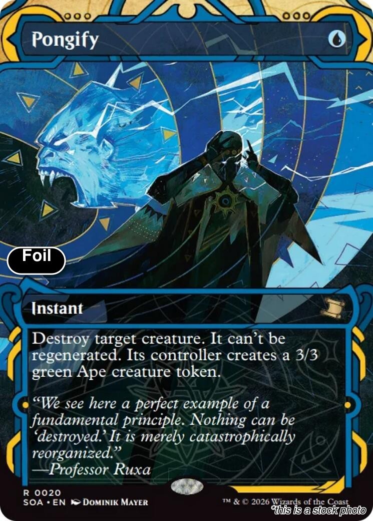 Pongify – EN – 20 – Secrets of Strixhaven: Mystical Archive – NM – Foil