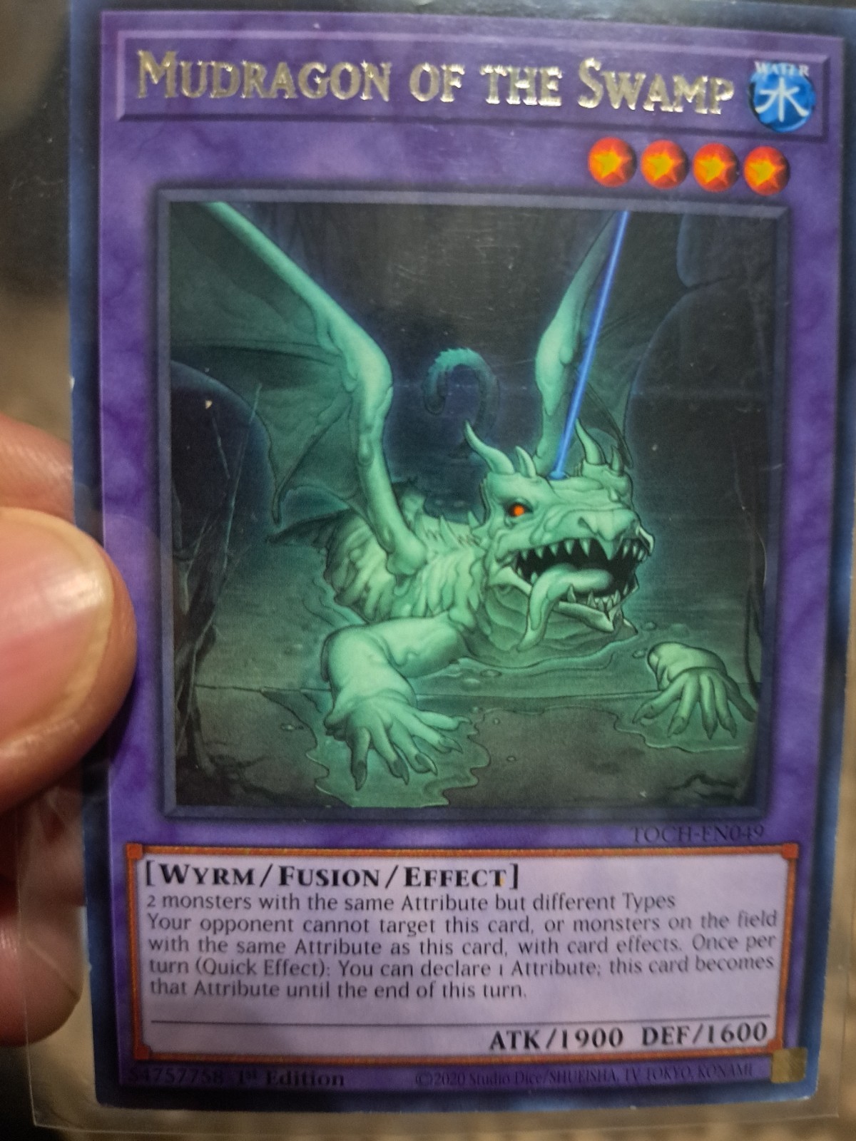 Yugioh Mudragon Of The Swamp TOCH-EN049 1st EdRare NM #C2