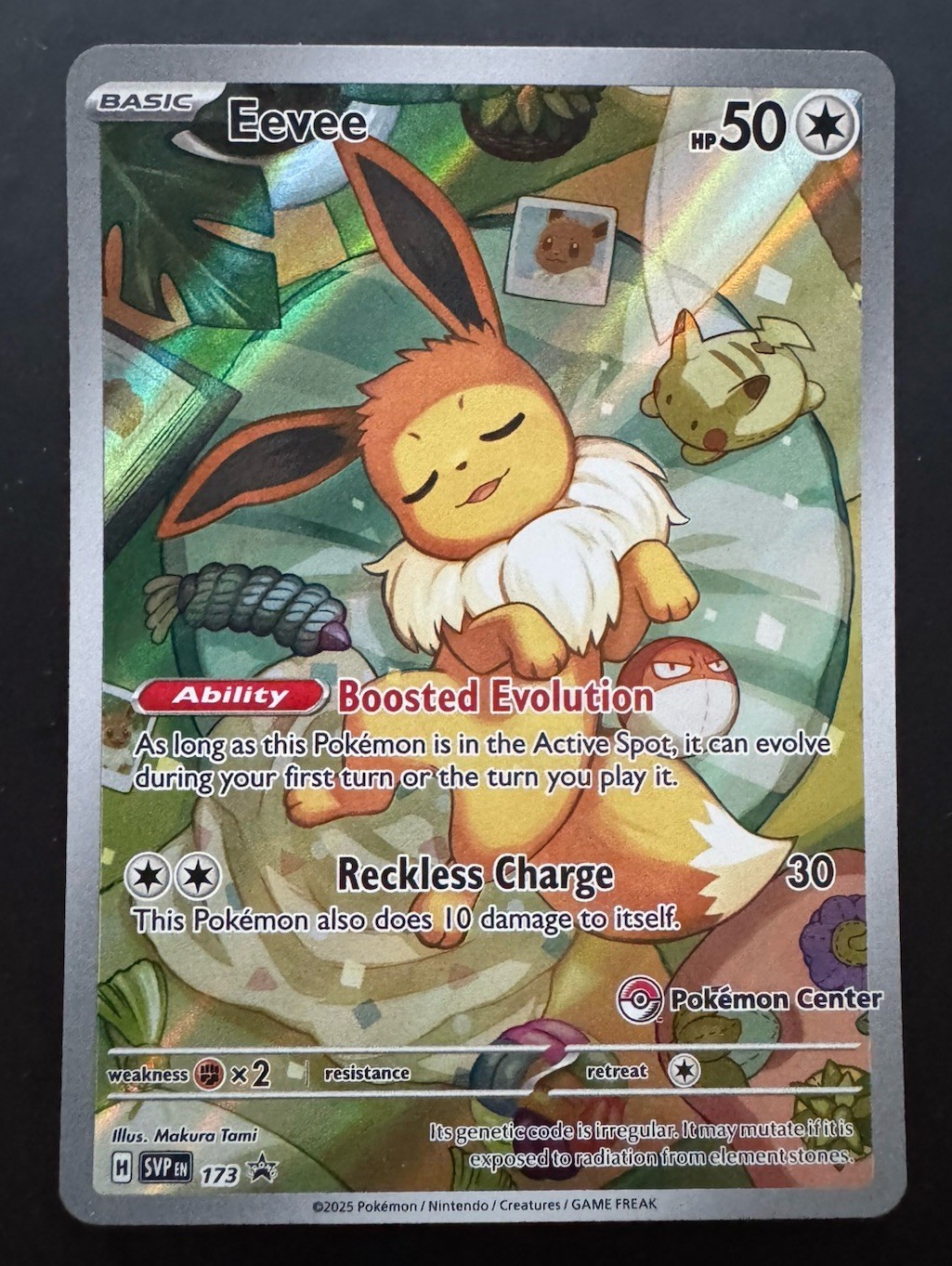 Eevee – 173 (Pokemon Center Exclusive) 173 Sv: Scarlet & Violet Promo Cards Holo