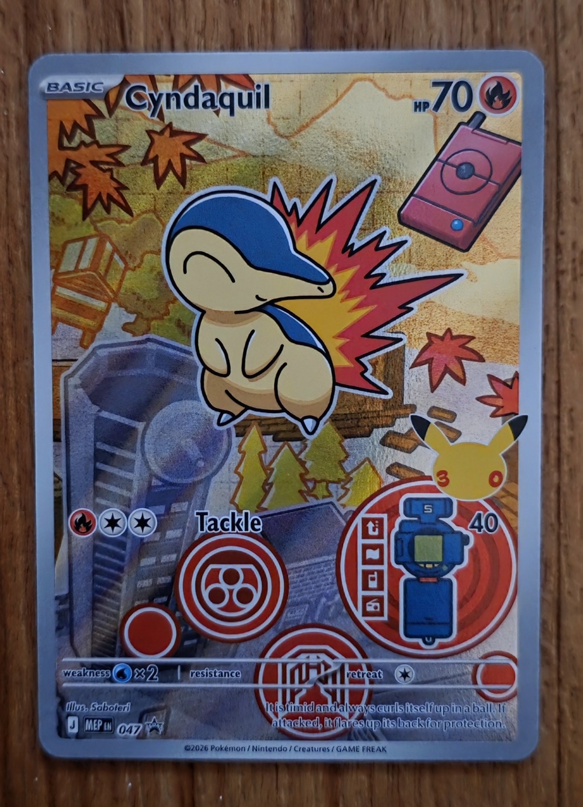 Cyndaquil 047 MEP IR Holo EN 2026 30th Anniversary First Partner Series 2