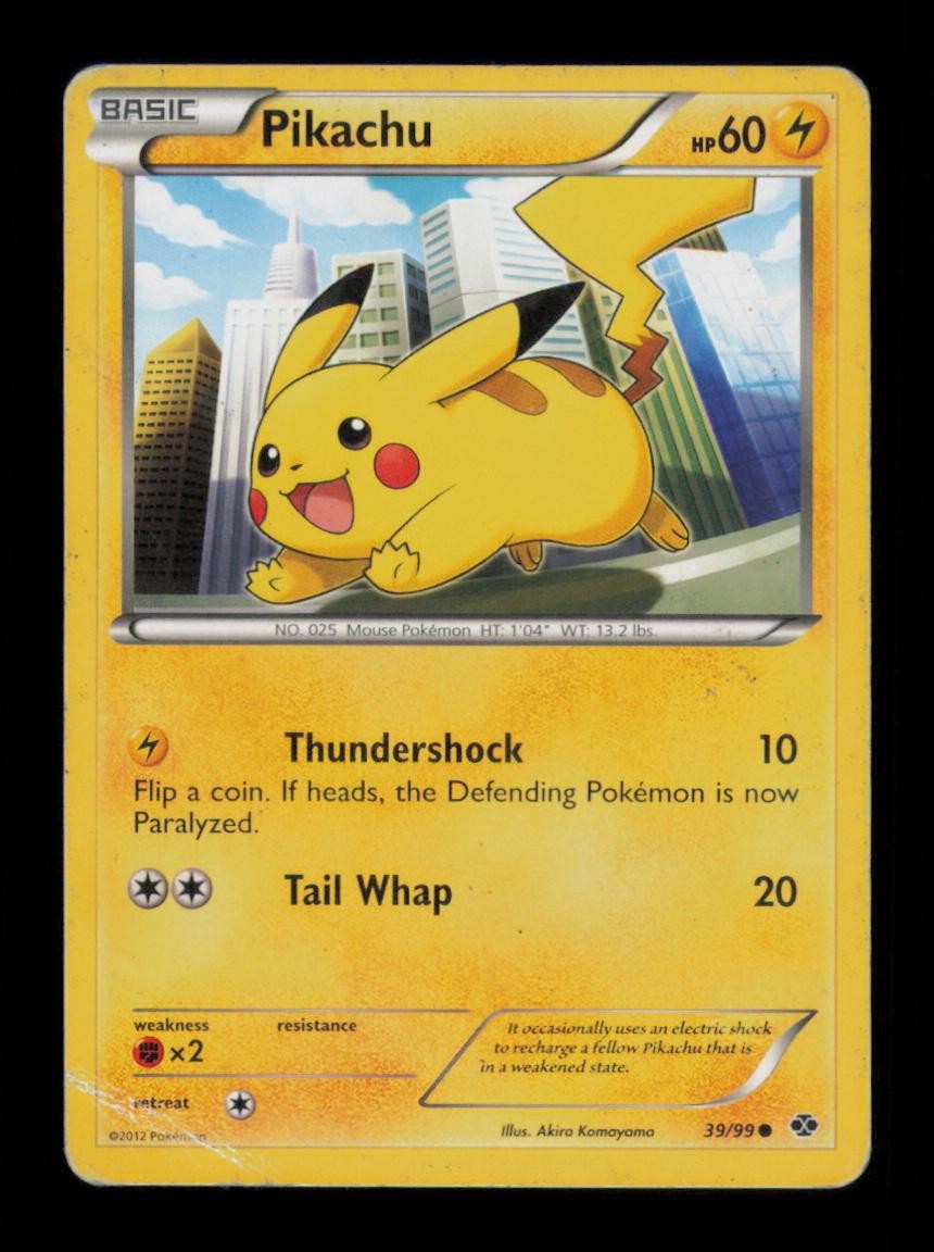 PIKACHU COMMON 39/99 HP POKEMON