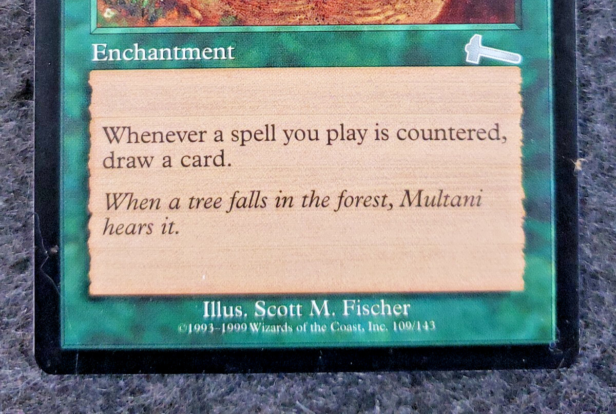Multani’s Presence Magic the gathering Urza’s Legacy MTG NM No play …(DS3D1K2)