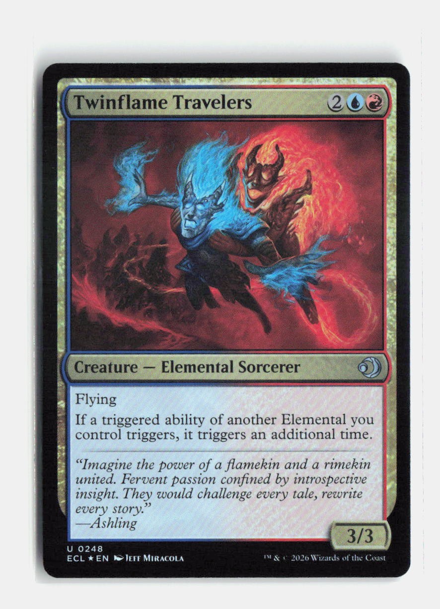 Twinflame Travelers 248 Foil Lorwyn Eclipsed MTG NM
