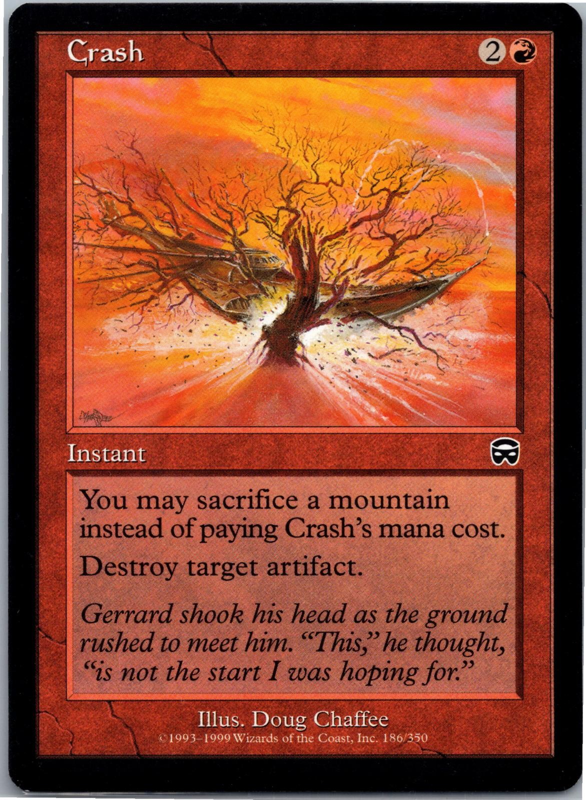 Crash Mercadian Masques 186 Near Mint