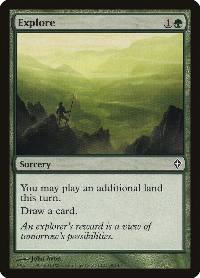 MTG Magic the Gathering Explore (99/151) Worldwake LP