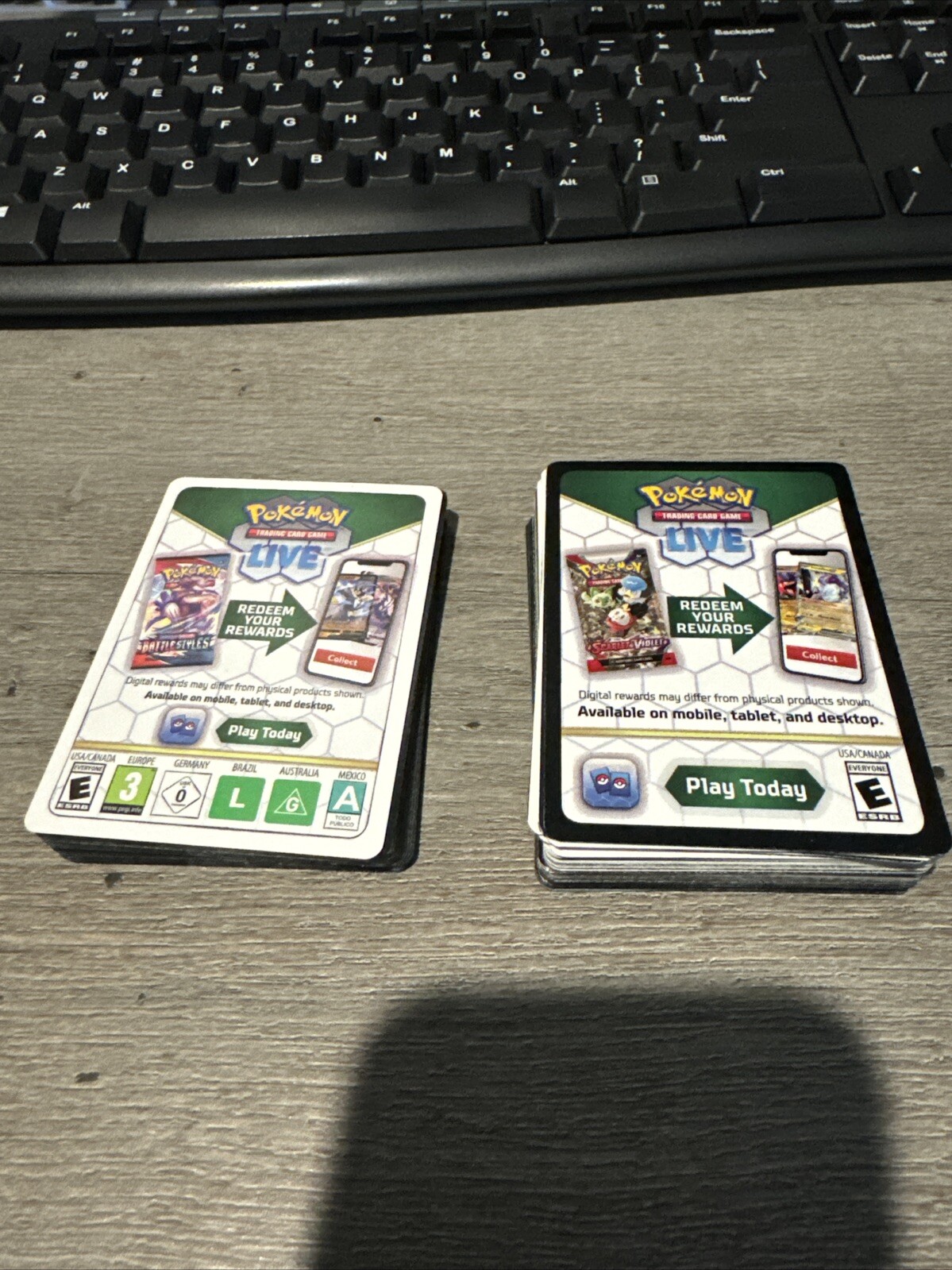 Pokemon TCG Online Code Card – Unused. Two codes for $1.00.