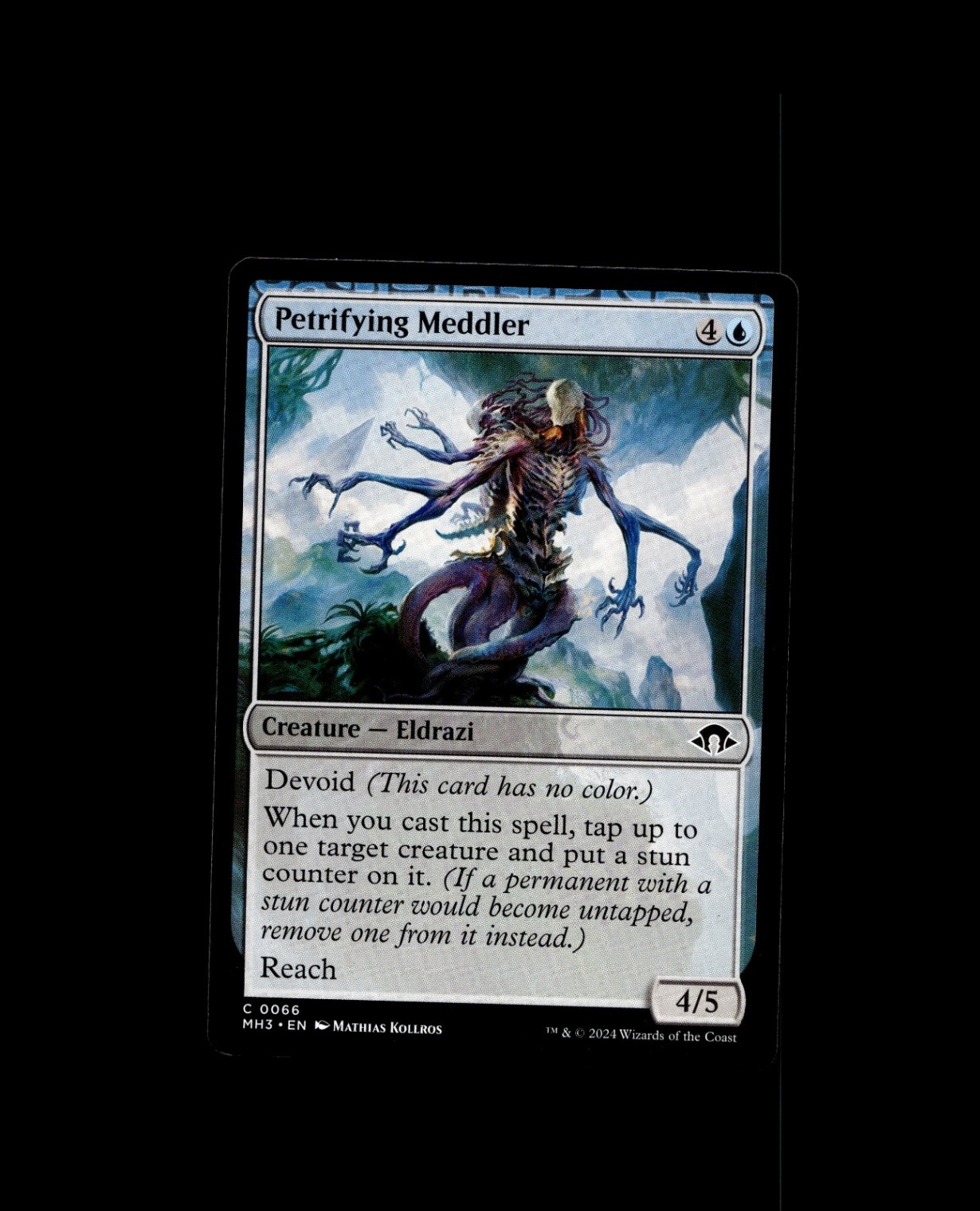 Petrifying Meddler Normal C Modern Horizons 3 66 NM Mathias Kollros