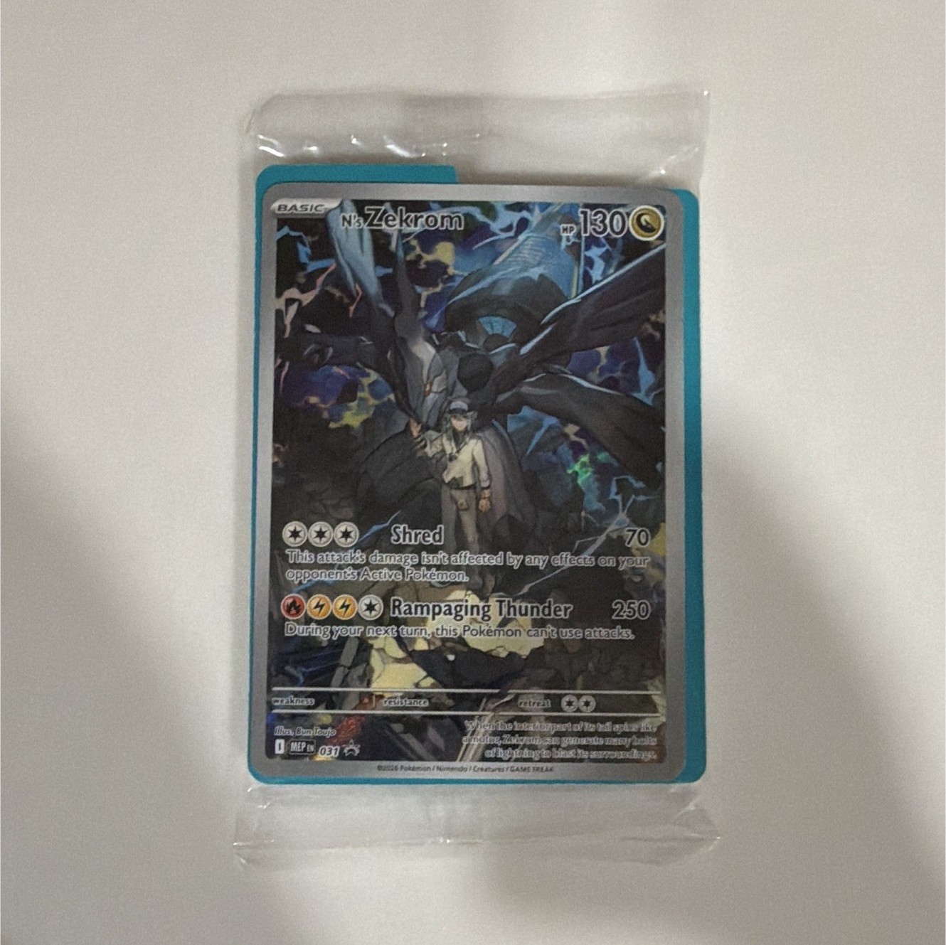 Pokemon TCG N’s Zekrom 007 Pokemon Promos Holo Promo Basic 130 HP English 2020