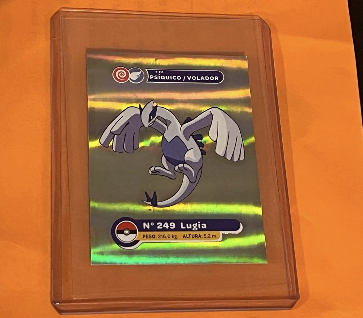 Lugia No. 249 Kanto Pokemon Full House Silver Holo Sticker Peru NM – FAST SHIP