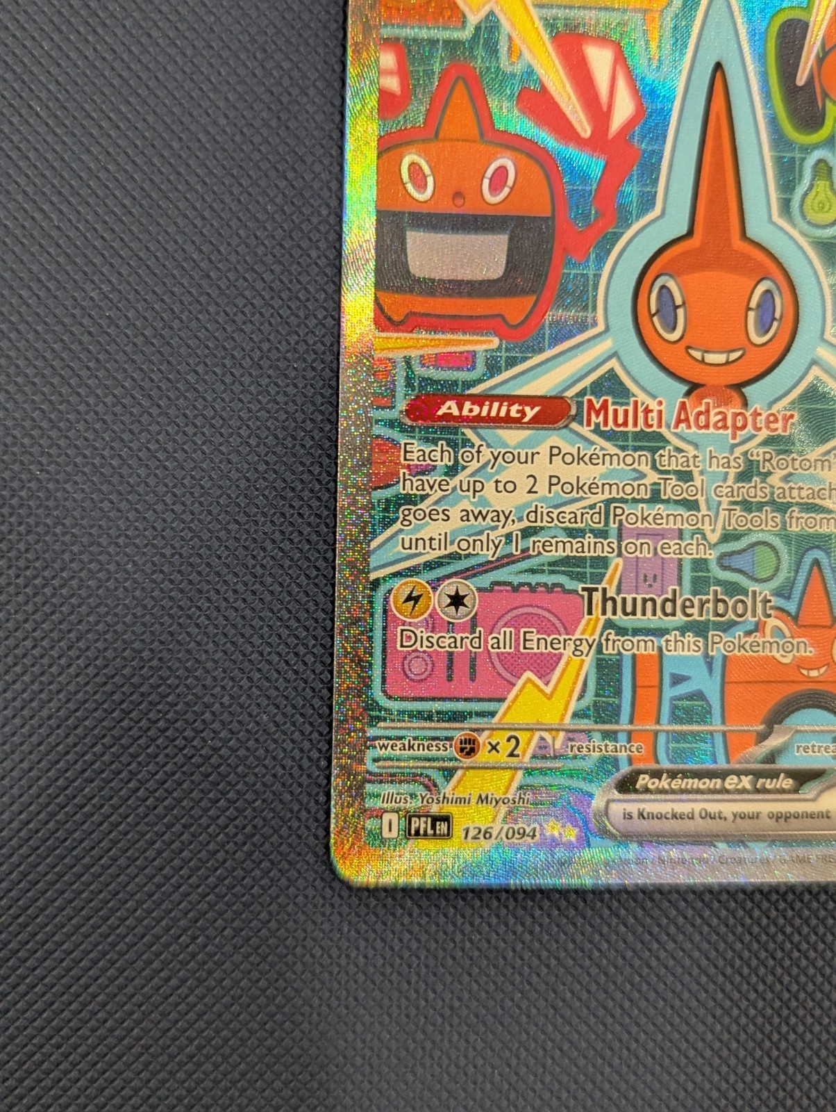 Rotom ex 126/094 PFL Phantasmal Flames Special Illustration Rare