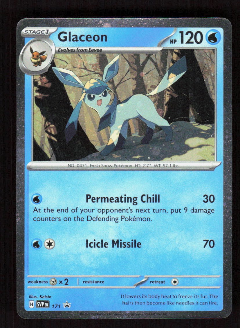 Glaceon – (Cosmos Holo) Holo 171 SV: Scarlet & Violet Promo Cards Promo NM