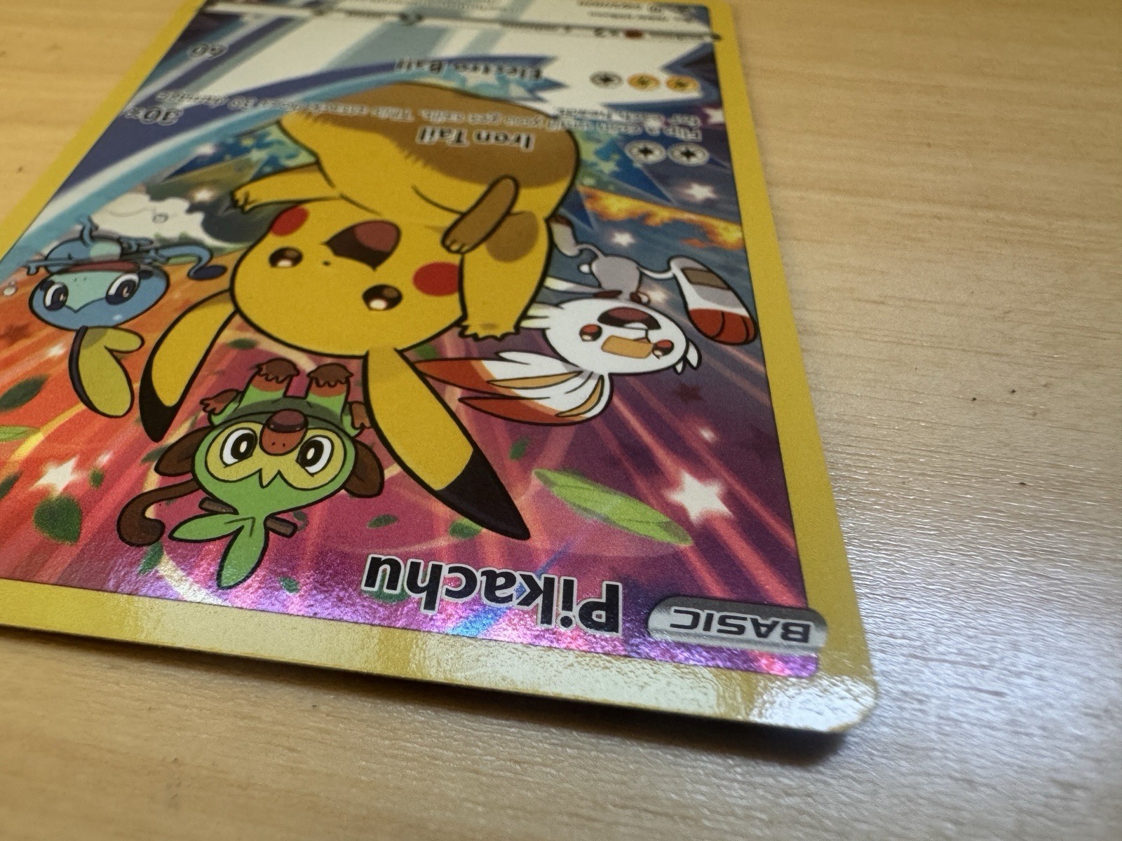 FULL ART Pikachu ULTRA RARE Pokemon Promo SWSH020 Shield Sword Starter NM