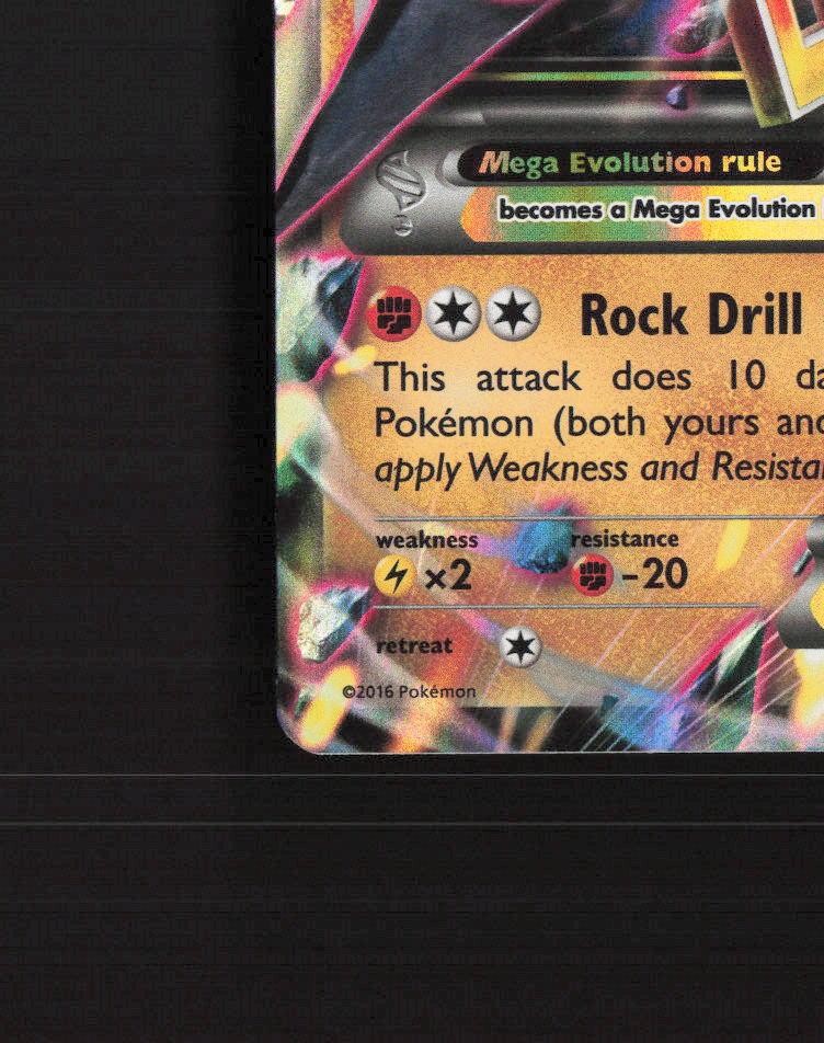 Mega M Aerodactyl EX XY98 XY Promos Black Star Promo Holo Pokemon Card LP