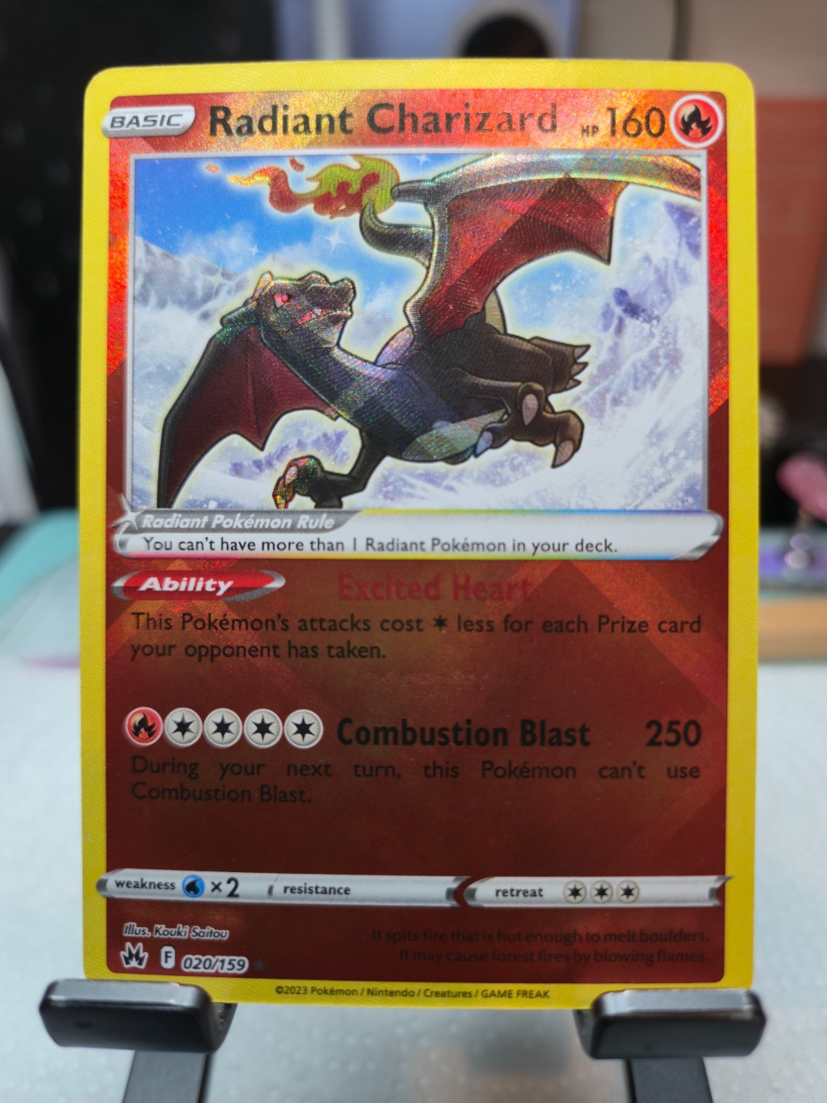 Radiant Charizard 020/159 SWSH: Crown Zenith Holo