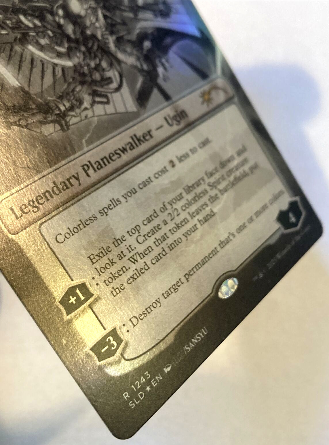 MTG Ugin, the Ineffable BORDERLESS FOIL Secret Lair Drop 1243 NM