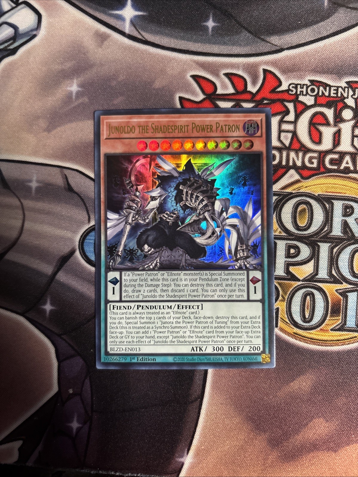 (BLZD) Junoldo Shadespirit Power Patron- BLZD-EN013 – Ultra Rare NM