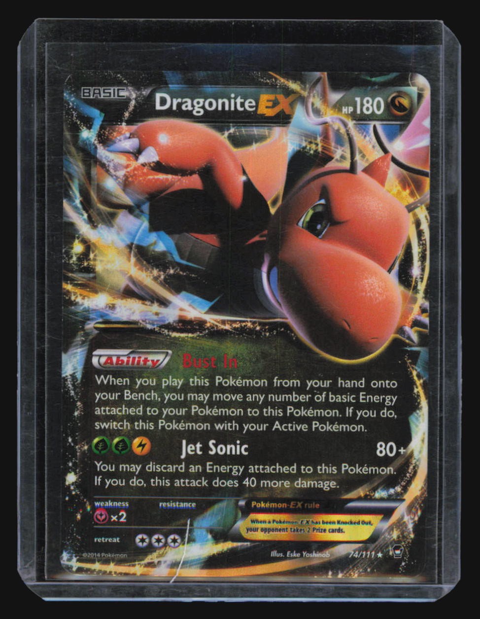 Dragonite EX Ultra Rare XY – Furious Fists 74/111 MP
