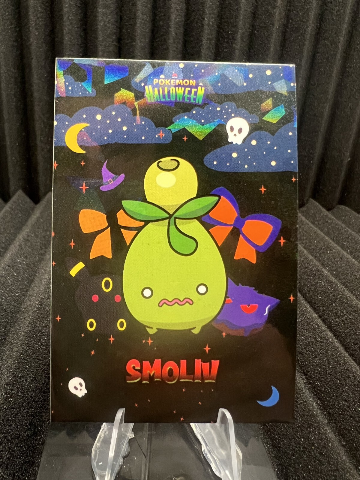 Smoliv – Cracked Ice Holo – Card Database Halloween 2024 – Pokemon Card NM