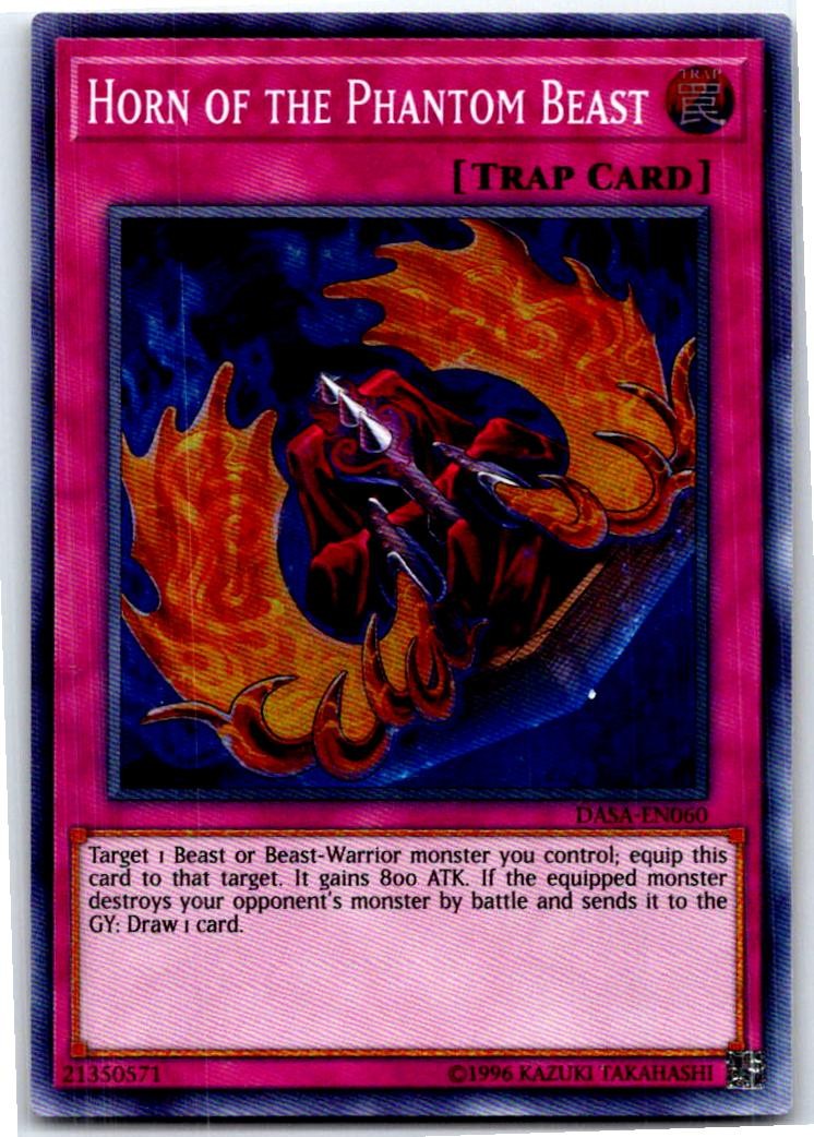 HORN OF THE PHANTOM BEAST DASA-EN060 SR YU-GI-OH MP