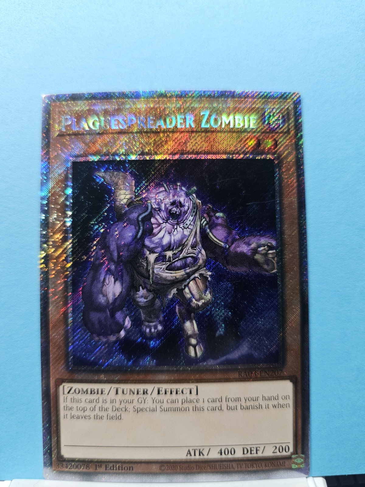 Plaguespreader Zombie (PSR) RA03-EN207 Quarter Century Bonanza 1st Edition