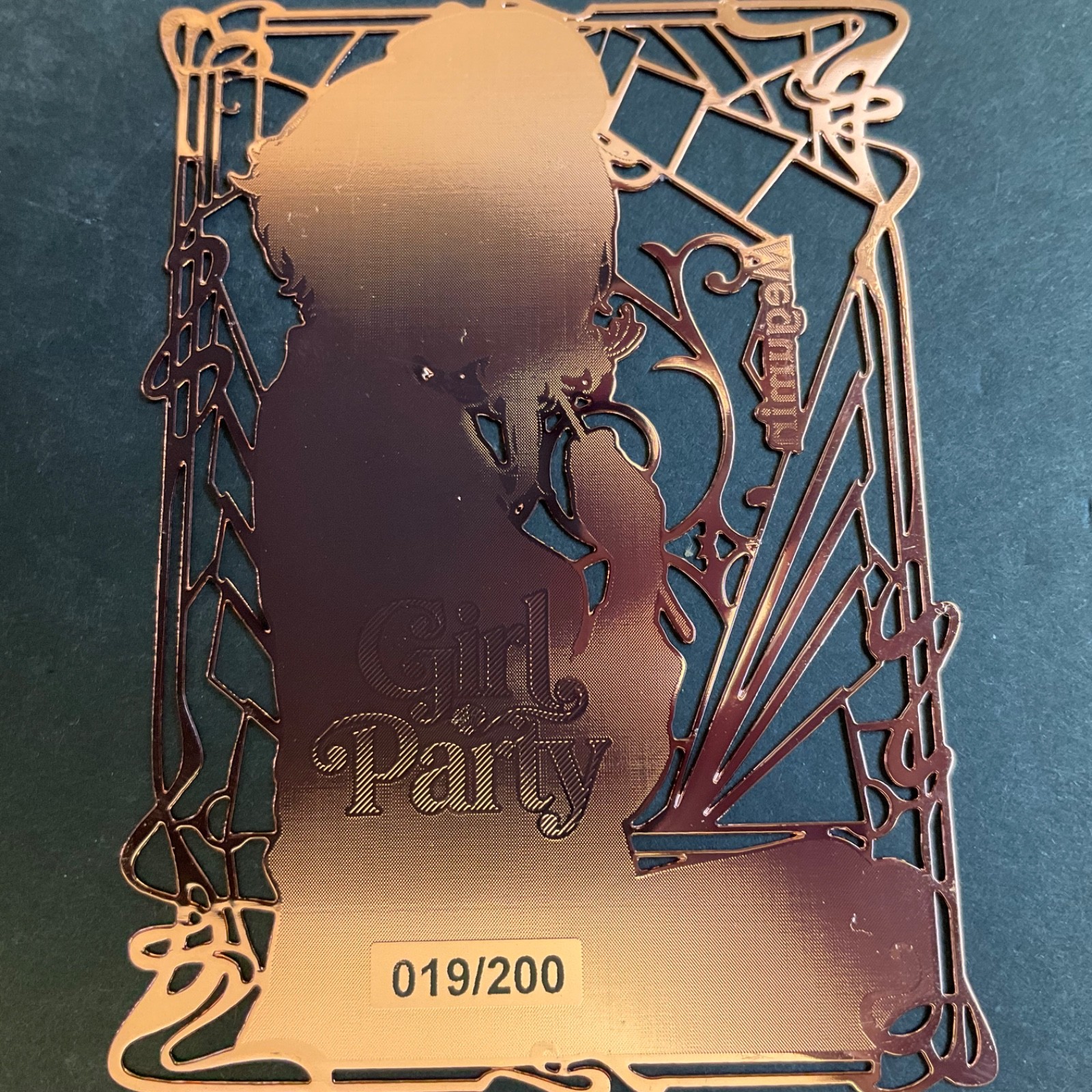 Goddess Story Gold METAL Card – Random Serial Number #/200! Megumin Anime Bikini