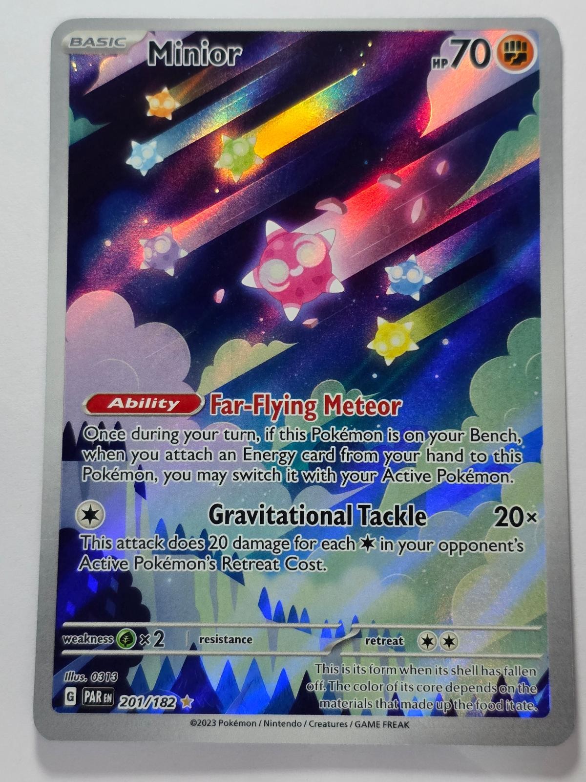 MINIOR 201/182 ILLUSTRATION RARE PARADOX RIFT HOLO NM/M POKEMON