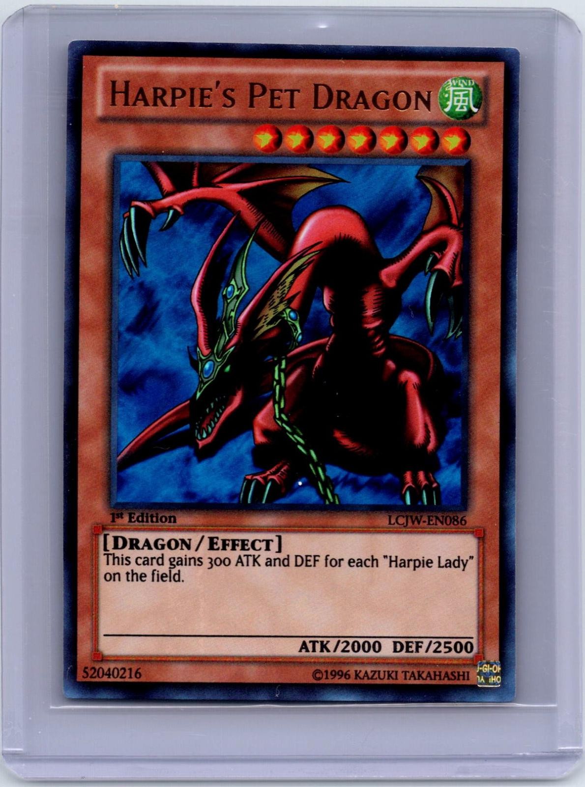 Harpie’s Pet Dragon LCJW-EN086 Legendary Collection 4: Yu-Gi-Oh 1st Edition LP