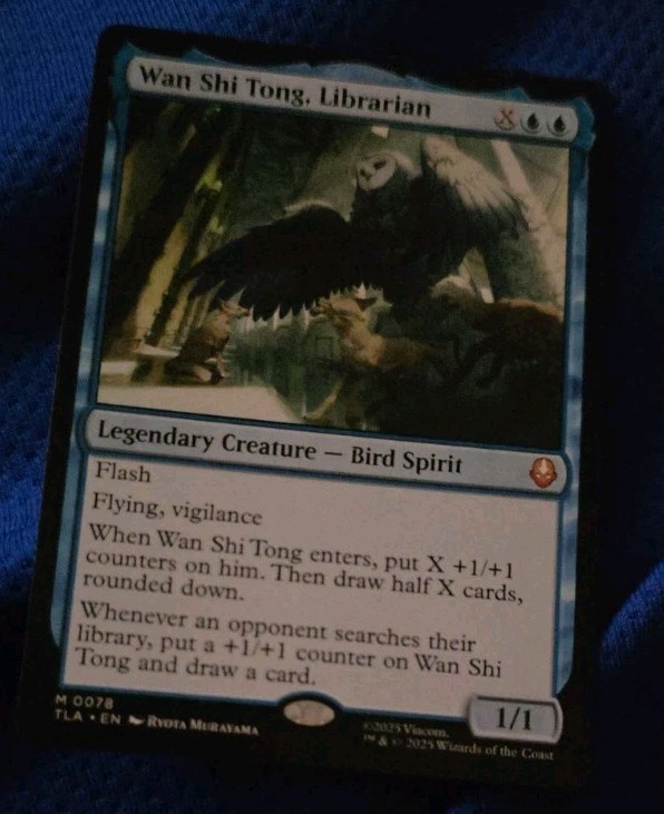 Wan Shi Tong, Librarian Regular 078 NM MTG Mythic Legendary Bird Spirit