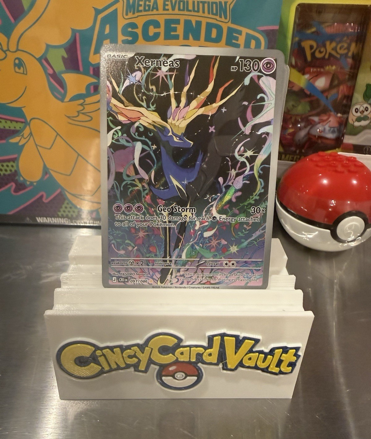 Xerneas 091/086 Crown Zenith Galarian Gallery Full Art Holo EN