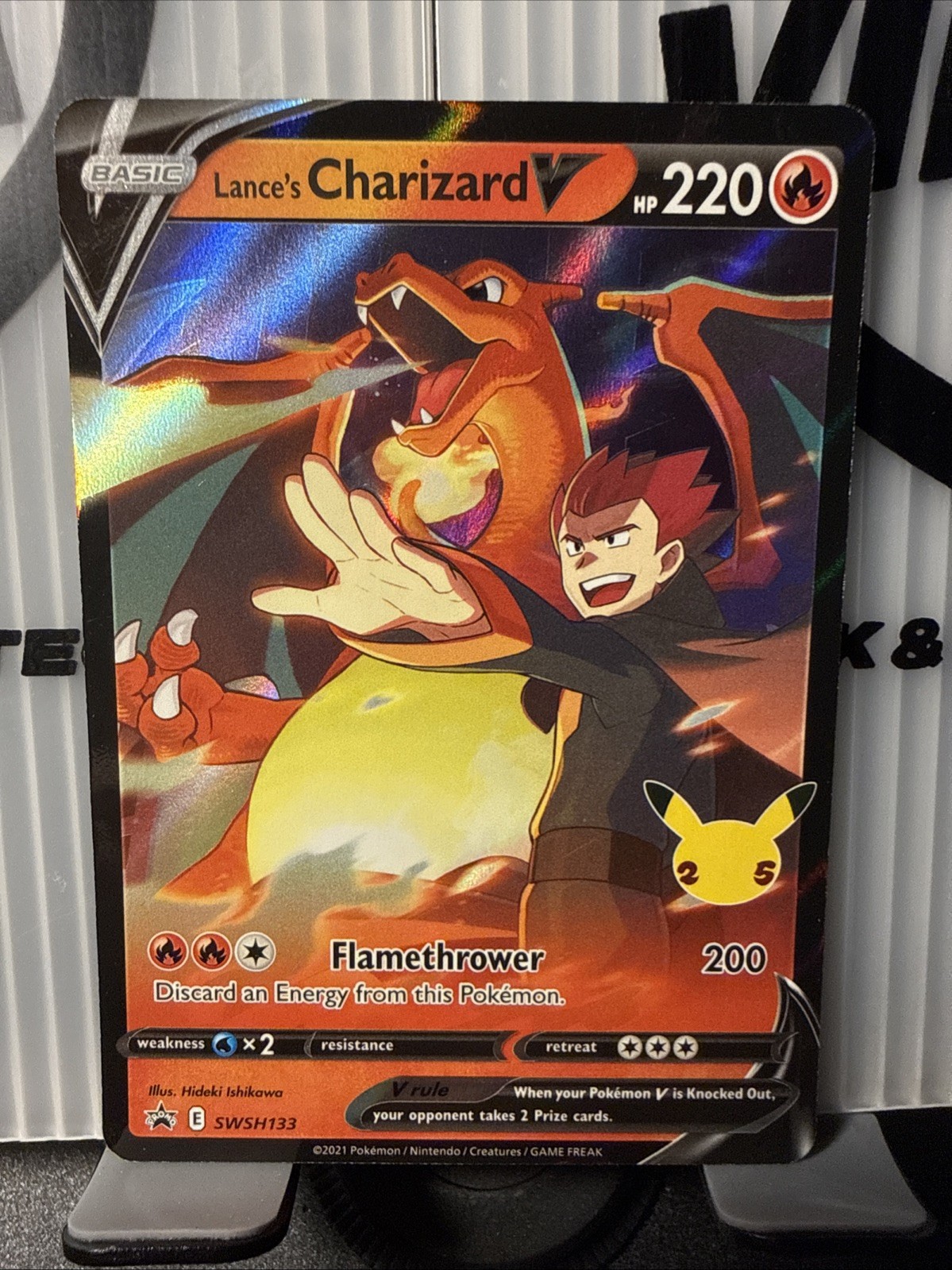 Pokemon Promo Lance’s Charizard V SWSH133