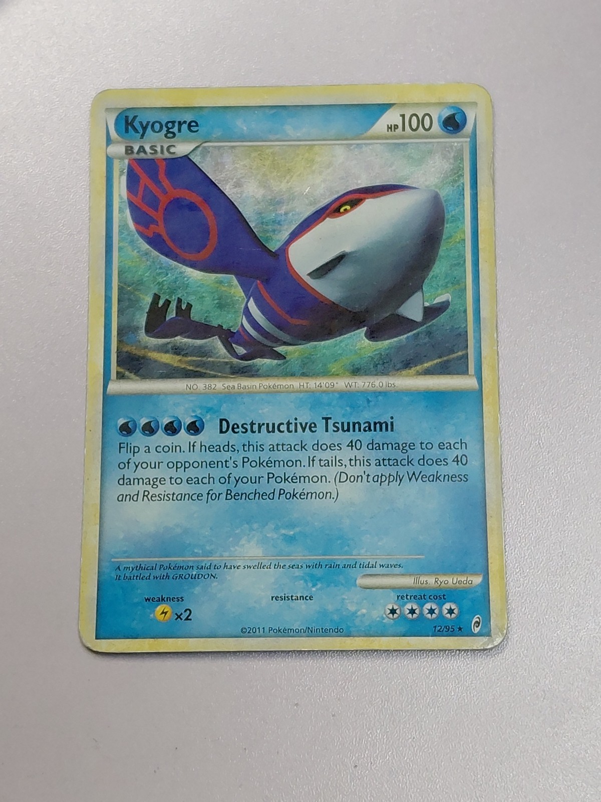 Kyogre 12/95 Call of Legends Holo