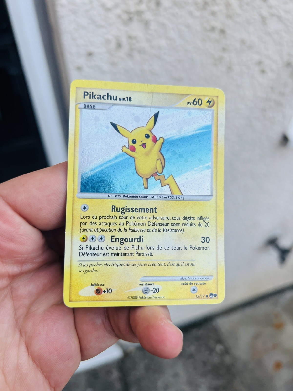 Pikachu 15/17 Holo POP 9 Promo Shiny Pokemon