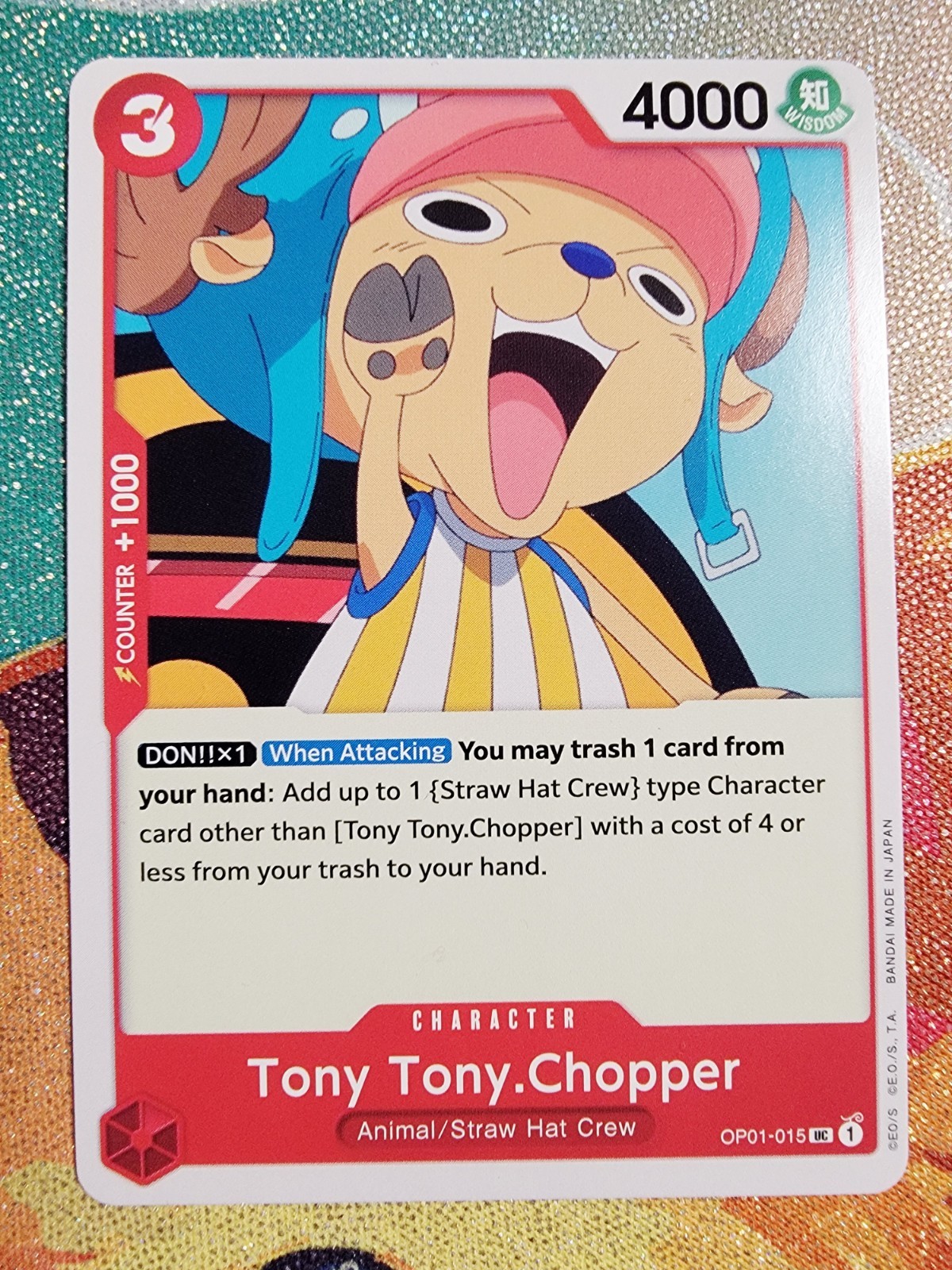 Tony Tony.Chopper OP01-015 Romance Dawn Regular NM ENGLISH