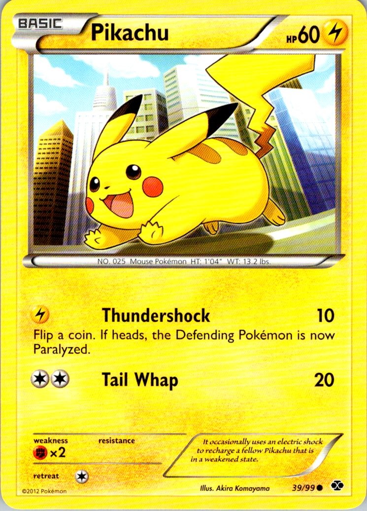 Pikachu Common Next Destinies 39/99 NM