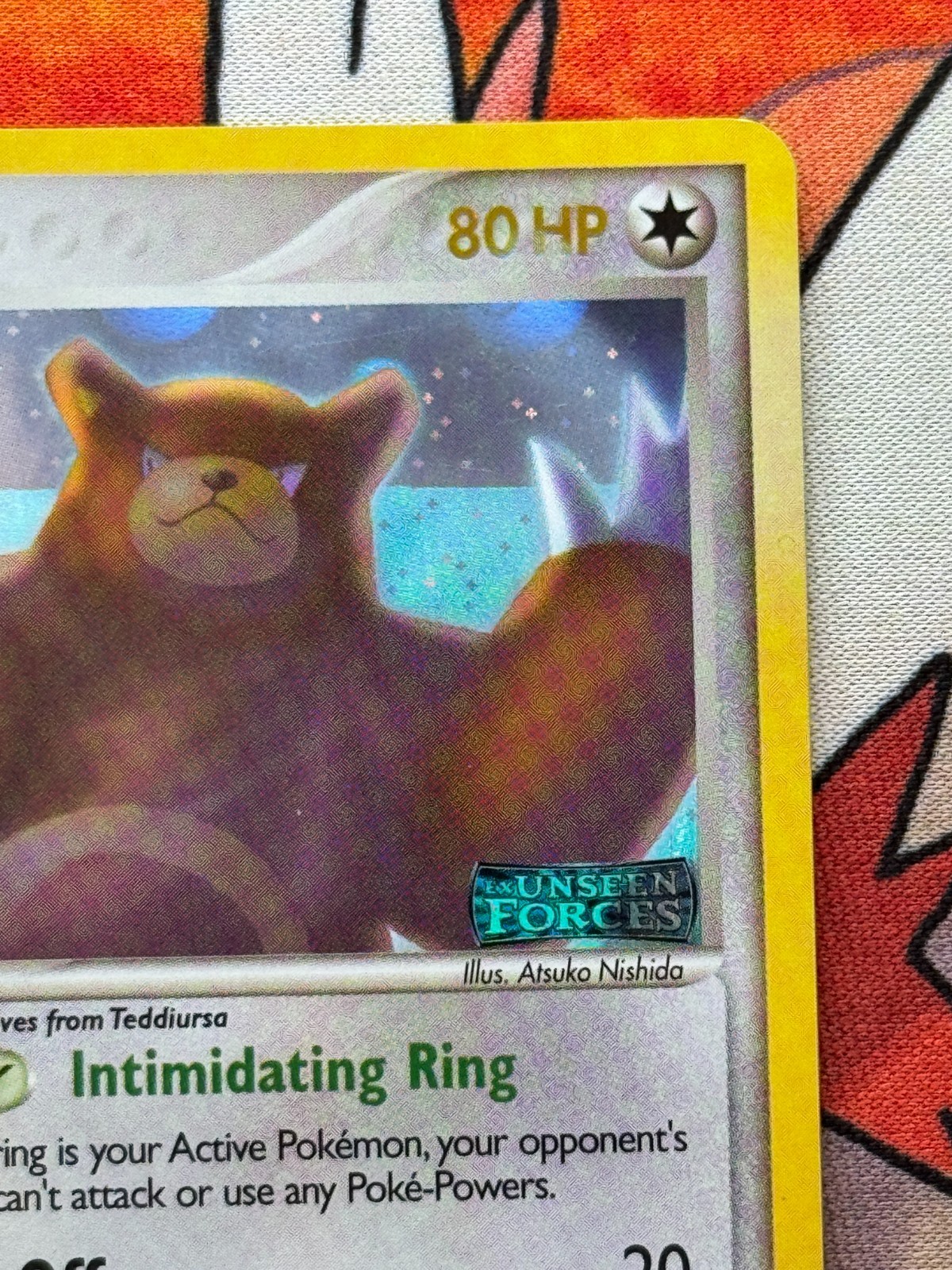 Ursaring 18/115 Reverse Holo Rare Stamped Pokemon EX Unseen Forces – NM