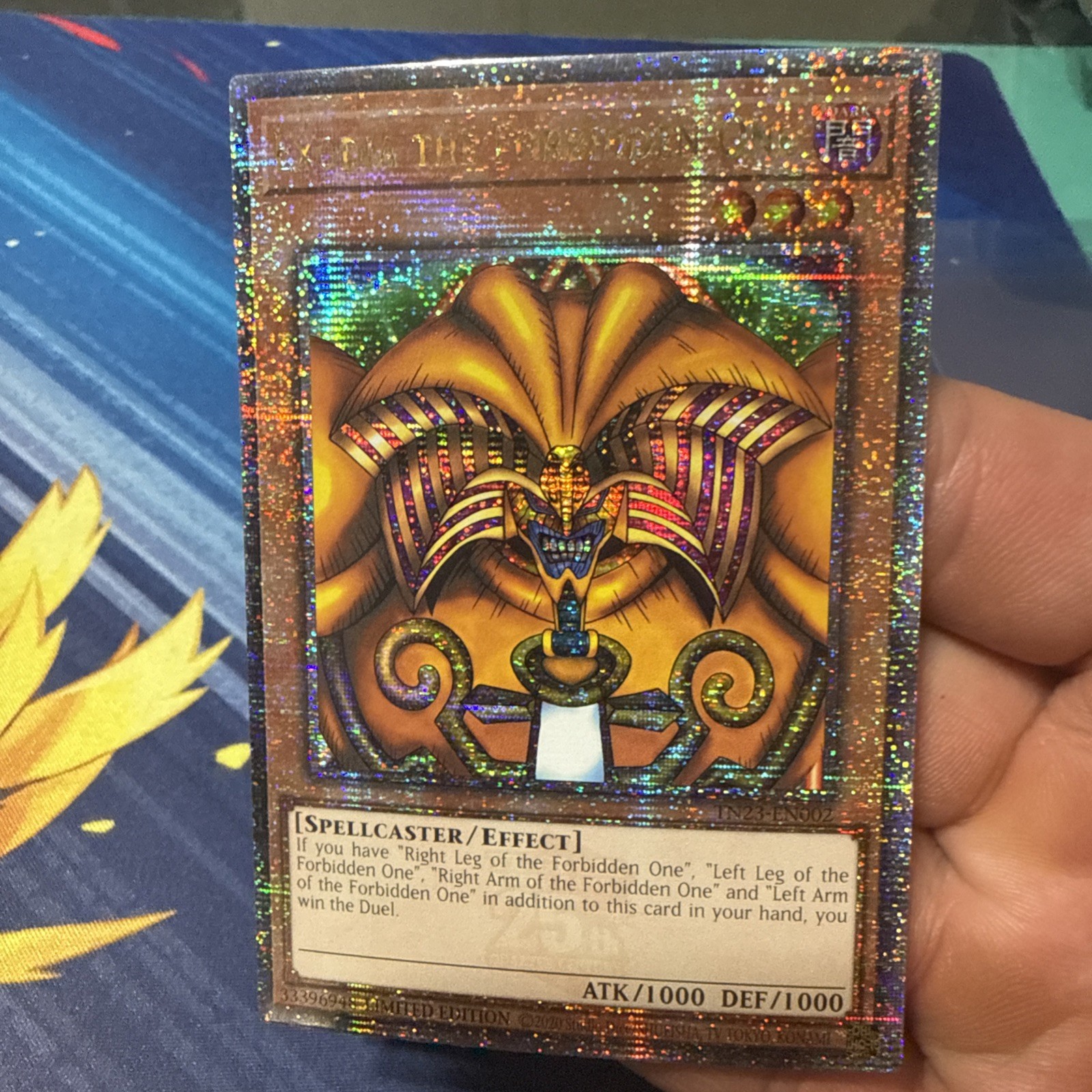 Exodia The Forbidden One TN23-EN002 Quarter Century Rare NM Yugioh Card